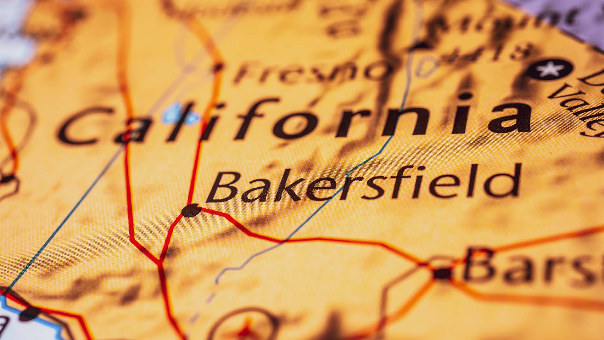 map of Bakersfield CA - we will put your business on the map in the local market, regional, statewide, or national