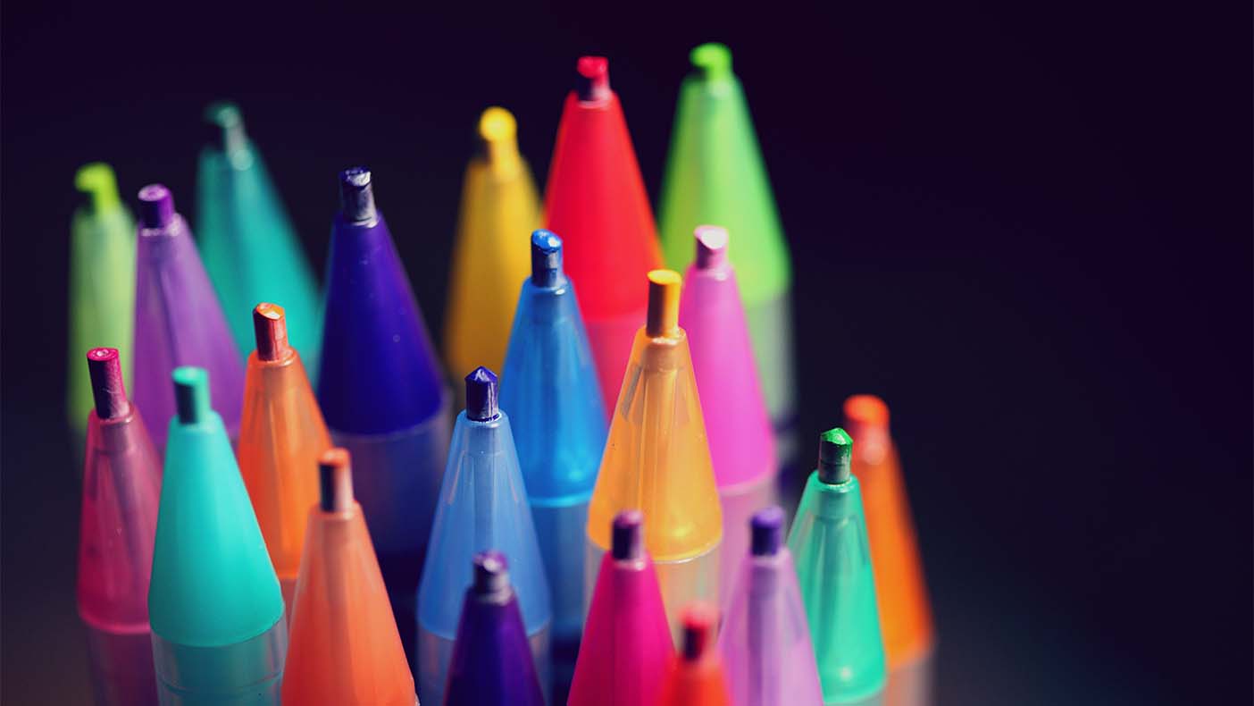 Colored pencils showing the diversity of users visiting your website